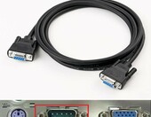 DTECH kabel Null Modem DB9 RS232, 5 m, czarny – zdjęcie 2
