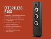 Polk Audio Monitor XT60 – kolumna głośnikowa podłogowa, czarna – zdjęcie 2