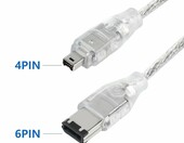 Kabel FireWire YACSEJAO 6-pin na 4-pin IEEE1394 1,5 m do kamery DV – zdjęcie 3