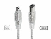 Kabel FireWire YACSEJAO 6-pin na 4-pin IEEE1394 1,5 m do kamery DV – zdjęcie 4