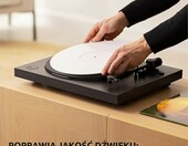 Big Fudge slipmata akrylowa do gramofonu 30 cm, biała – zdjęcie 3
