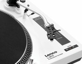 Lenco L-3810 gramofon DJ z napędem bezpośrednim, USB, biały – zdjęcie 5