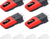UMILKI zestaw 4 zamiennych igieł gramofonowych z etui – zdjęcie 1