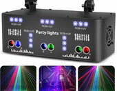 Littleboyny Projektor Świateł Dyskotekowych LED RGB DMX na imprezę – zdjęcie 1