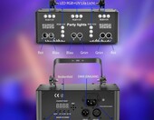 Littleboyny Projektor Świateł Dyskotekowych LED RGB DMX na imprezę – zdjęcie 2
