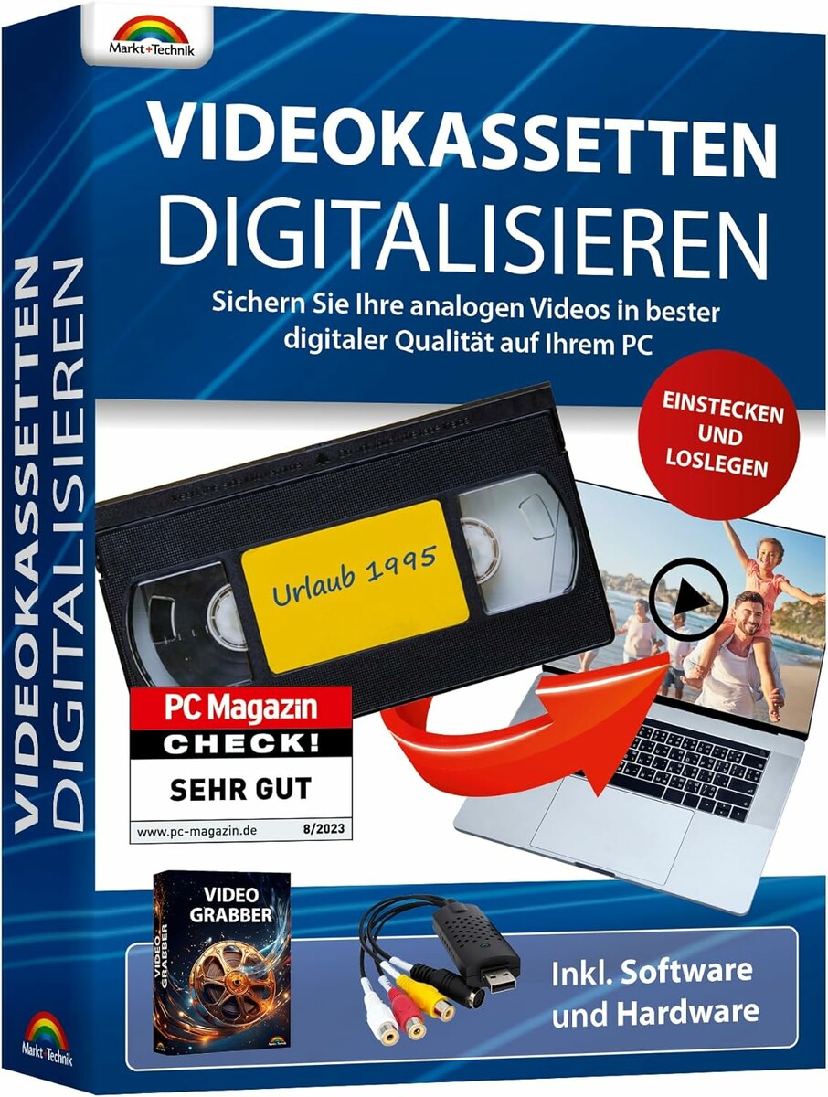 Markt+Technik Digitalize 2025 - konwerter VHS na cyfrowe, USB