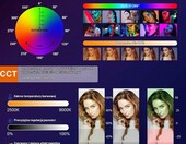 Soonpho Zestaw 4x RGB LED Light Stick ze statywami - oświetlenie wideo – zdjęcie 2