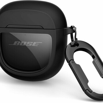 SURITCH etui ochronne TPU do słuchawek Bose QuietComfort z karabińczykiem