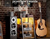 Lifewit stolik pod sprzęt audio 4-poziomowy z LED, brązowy rustykalny – zdjęcie 2