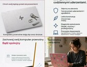 mCover Etui twarde do HP ProBook/EliteBook 440/445/640/645 G11 - przezroczyste – zdjęcie 2