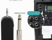 Goshyda bezprzewodowy mikrofon instrumentalny 2,4G, obrót 360° – zdjęcie 2