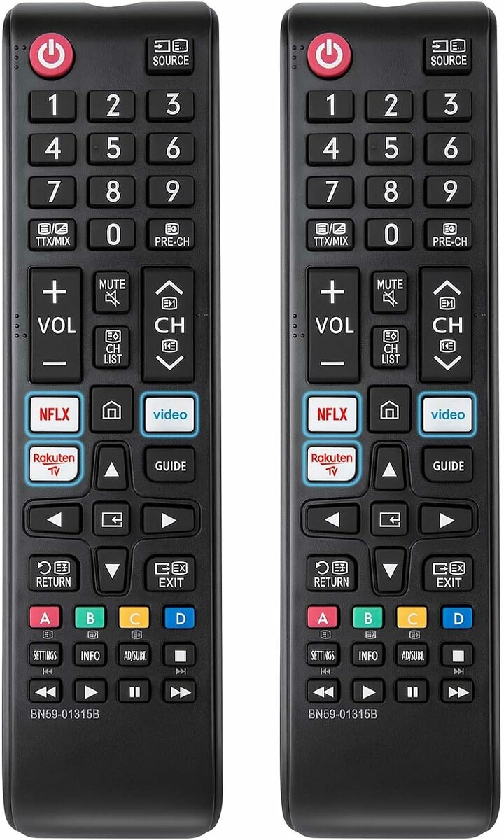 Loutoc zamiennik pilota do telewizorów Samsung, zestaw 2 szt.