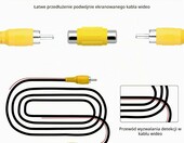 Kabel przedłużający RCA OCCOUMR 10 m do kamery cofania i monitora – zdjęcie 3