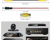 Kabel przedłużający RCA OCCOUMR 10 m do kamery cofania i monitora – zdjęcie 4