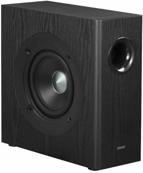 Edifier T5s – aktywny subwoofer 8 cali 70 W, czarny