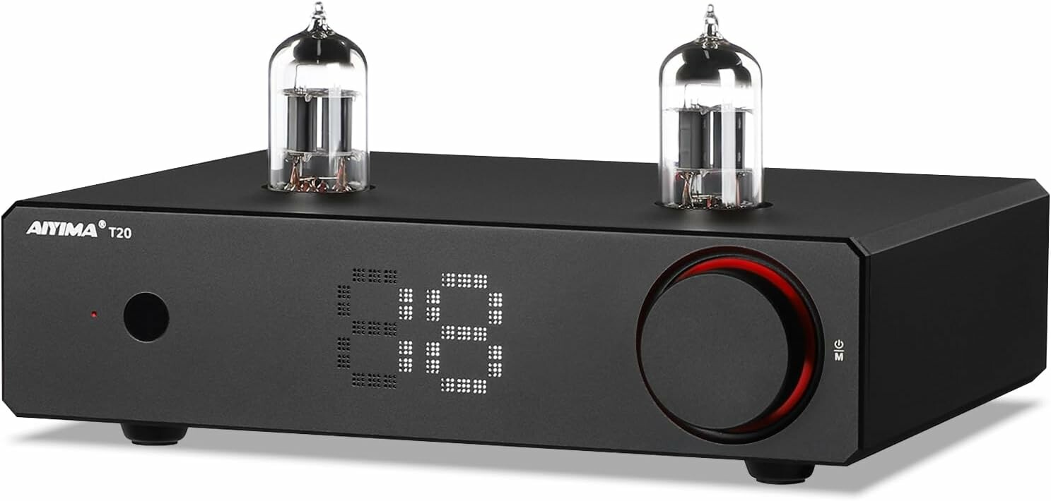 AIYIMA T20 – lampowy przedwzmacniacz HiFi z wejściami XLR i RCA