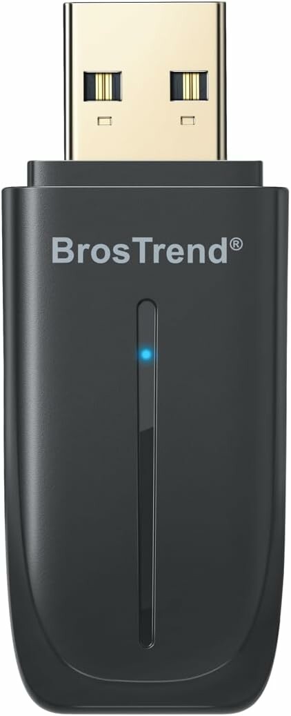 BrosTrend Adapter USB WiFi 6 + Bluetooth 5.4 do laptopa AX900