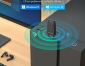 BrosTrend Adapter USB WiFi 6 + Bluetooth 5.4 do laptopa AX900 – zdjęcie 5