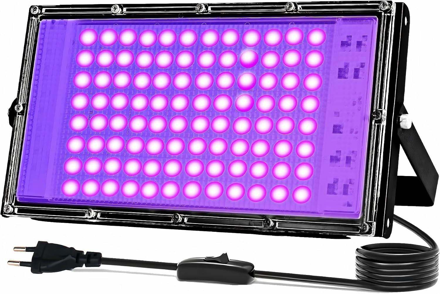 Indmird Reflektor UV LED 100W IP66 - lampa czarne światło na imprezę