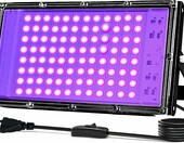 Indmird Reflektor UV LED 100W IP66 - lampa czarne światło na imprezę – zdjęcie 1