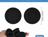 Alyxen gąbki wymienne do słuchawek 45 mm, komplet 6 szt. – zdjęcie 2
