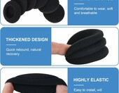 Alyxen gąbki wymienne do słuchawek 45 mm, komplet 6 szt. – zdjęcie 4
