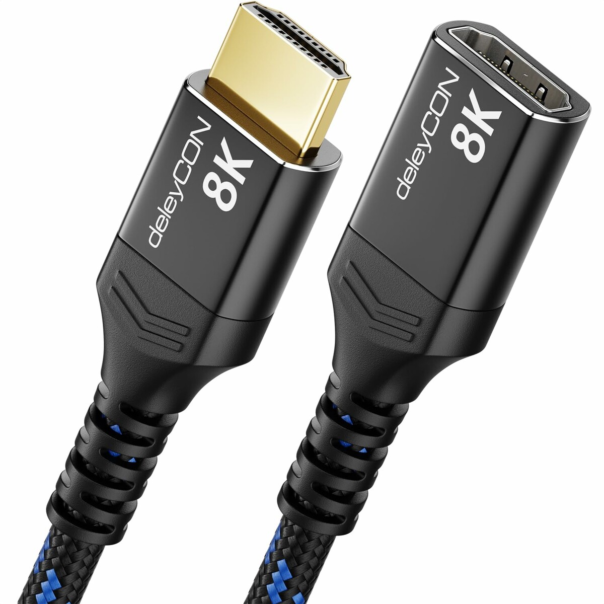 Przedłużacz HDMI 2.1 deleyCON 4 m – 8K@60Hz, eARC, HDR10+