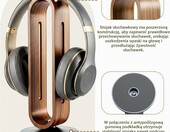 Hahorpa drewniany stojak na słuchawki z podstawą aluminiową – zdjęcie 4