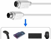 Przedłużacz PS/2 MEIRIYFA Mini DIN 6-pin 5 m – klawiatura, mysz – zdjęcie 3
