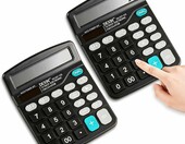 Nutabevr kalkulator biurkowy 12-cyfrowy, zestaw 2 szt., zasilanie solarne – zdjęcie 1
