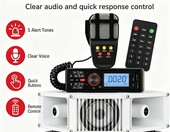 HPMCVE Zewnętrzny System Nagłośnieniowy 300W - megafon dachowy 360 – zdjęcie 4