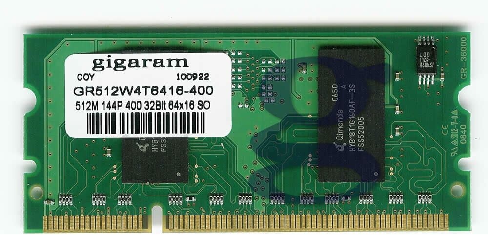 Gigaram Pamięć DDR2 512 MB do drukarki HP LaserJet P3015/P4014/P4015