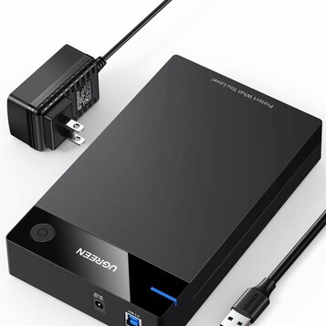 Osłona dysku 3,5 cala USB 3.0 UGREEN, stan: nowy