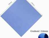 Kalolary podkładki termoprzewodzące 100x100 mm, 1 mm i 2 mm, 2 szt. – zdjęcie 3
