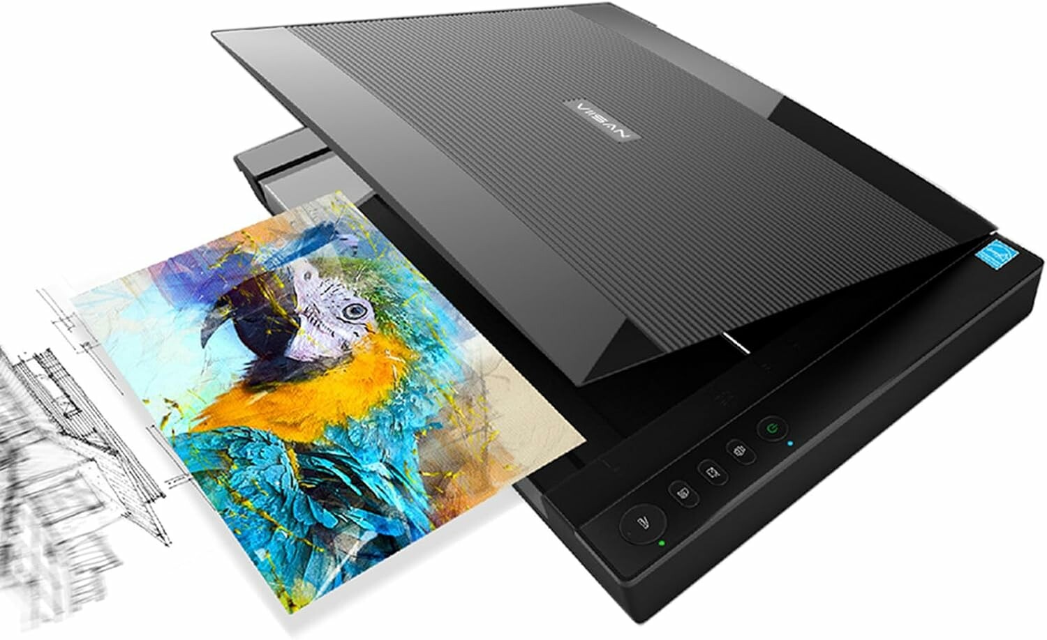 Viisan VF3240 – skaner płaski A3 USB, rozdzielczość 2400 dpi