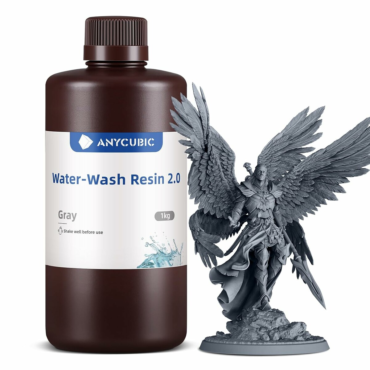 ANYCUBIC Żywica zmywalna wodą 1000g do drukarek 3D LCD - szara