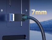 UGREEN Kabel Ethernet CAT8 RJ45 5 m – pleciony, 40 Gb/s – zdjęcie 5