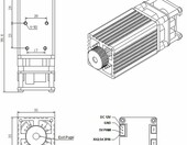 LASER TREE Głowica laserowa 450nm do maszyny grawerskiej DIY – zdjęcie 5