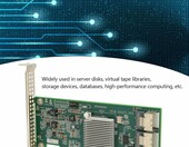 Zunate karta kontrolera macierzy dyskowej PCIe x8 2x SAS HBA – zdjęcie 2
