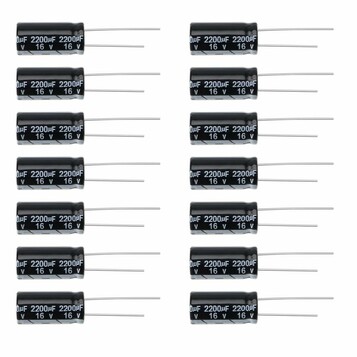 Kondensatory elektrolityczne 2200uF 16V EMSea (stan nowy)