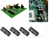 EMSea kondensatory elektrolityczne 2200uF 16V do naprawy płyt głównych, 40 szt. – zdjęcie 3