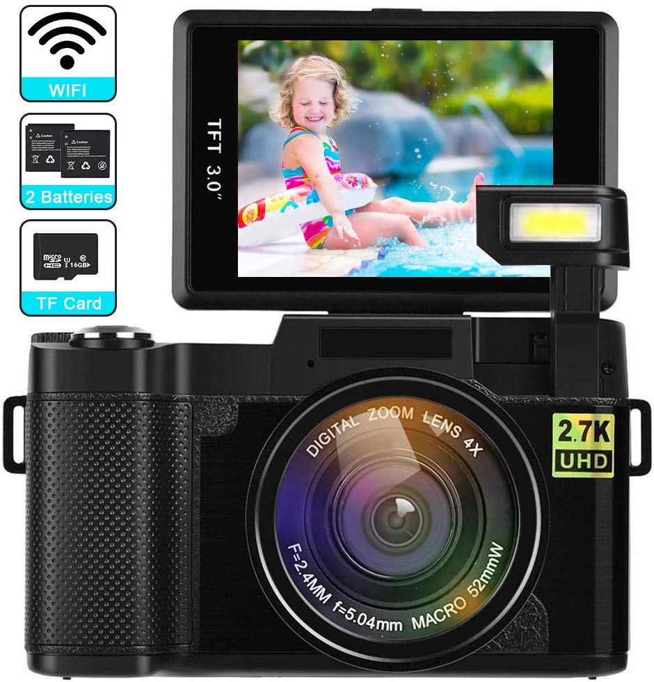 Cyfrowa kamera WiFi 24Mpx 2.7K Ultra HD