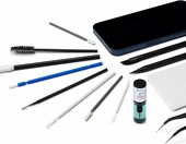 Precyzyjny zestaw do czyszczenia iFixit – szczotki, waciki, spudger – zdjęcie 1