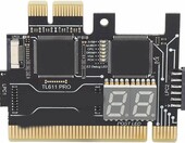 Eujgoov TL611 Pro karta diagnostyczna płyty głównej PCI-E z adapterem do laptopa – zdjęcie 3