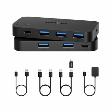 BENFEI 3x USB 3.0 – przełącznik KVM USB – stan: nowy