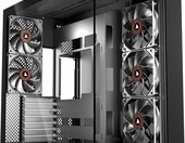 KEDIERS G300 ATX Mid Tower – obudowa PC szkło hartowane, 5 wentylatorów – zdjęcie 1