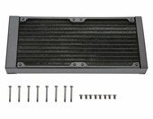 Chlodnica wodna Ticfox 240 mm, 12 rurek, miedziane zebra do PC – zdjęcie 1