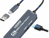 Karta przechwytywania wideo Zecamin HDMI do USB-C/A, 4K wejście, PD 100W – zdjęcie 1