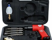 BGS Przecinak pneumatyczny z zestawem dłut – komplet 8 elementów – zdjęcie 1