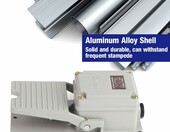 ViaGasaFamido Włącznik nożny aluminiowy do elektronarzędzi i maszyn – zdjęcie 2
